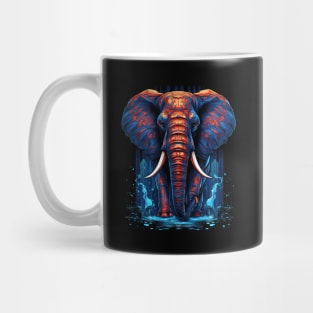 Elephant Pop Art, A Walk in the Water Mug